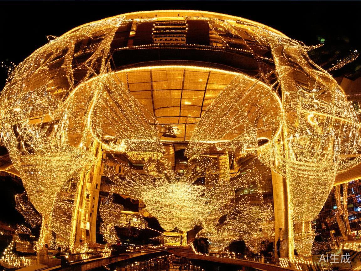 在繁华璀璨的夜色中，皇家澳门赌场像一颗璀璨的明珠，